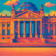 Deutsche Post - Reichstagsgebaude Berlin