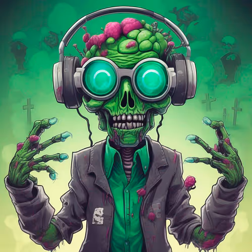 Zombie robot-punk