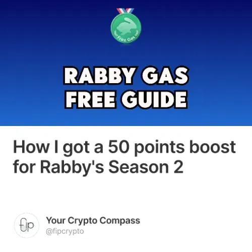 How I got a 50 points boost for Rabby's Season 2