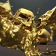 Black Magic Golden  Gloves