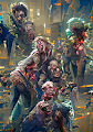 zombie bloody blood