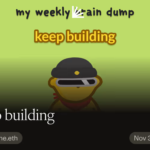 keep building