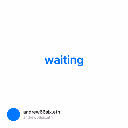 waiting