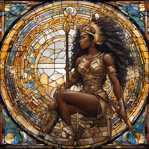 Stained Glass AI Art