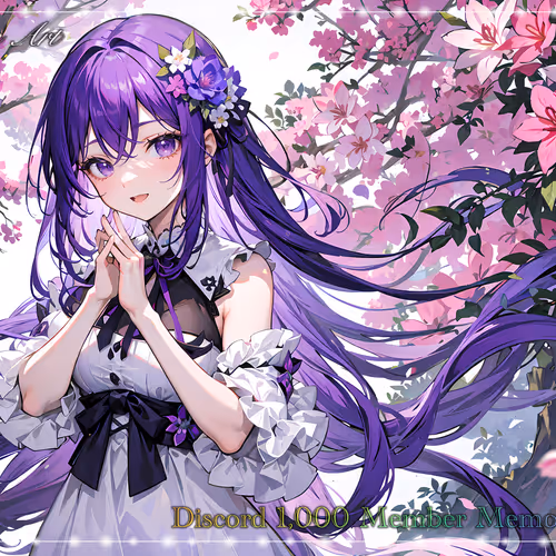 [Purple] Colorful School Discord 1,000 Member Memorial NFT