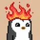 Moon Poly Penguins