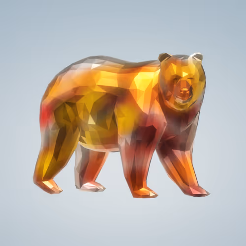 Camouflage Colored Bear