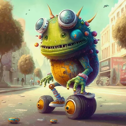 The Little aliens, from the planet Zep-7