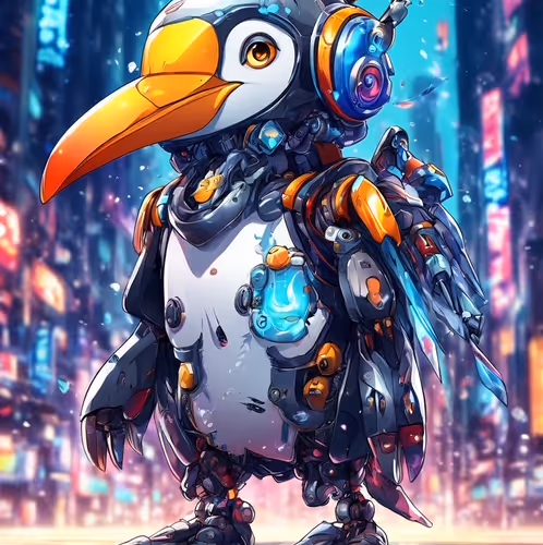 Smoking Penguin #2025