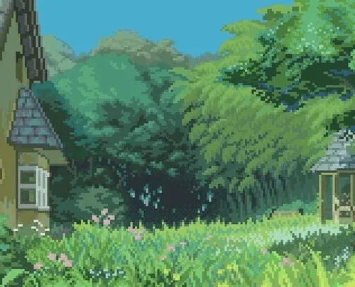 Nature World Pixel Art