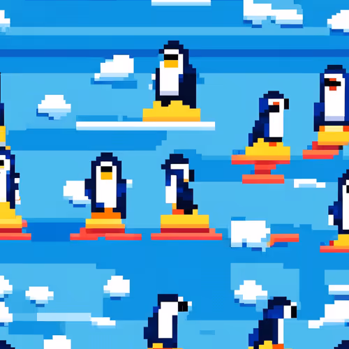 Smoking Penguin #5552