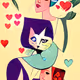 Cubist Cat Girls