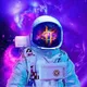 Space Pi Astronaut-Polygon