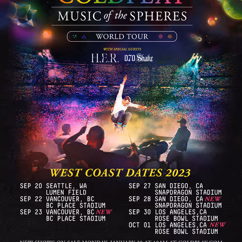 Coldplay Music of the Spheres