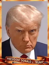 Trump Digital Trading Cards MugShot