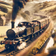 vintage train journey