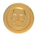 Gold SKuLZ Coin