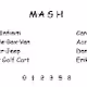 MASH (for Fortune Telling)