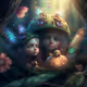 enchanted beings of a magical world