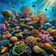 underwater coral reef