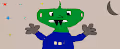 Alien on the moon