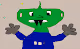 Alien on the moon