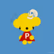 P