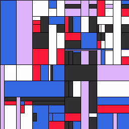 On Chain Mondrian Polygon