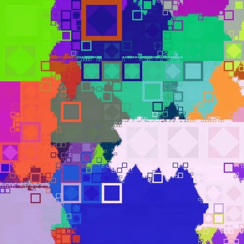 Art on the blockchain. Unique paintings