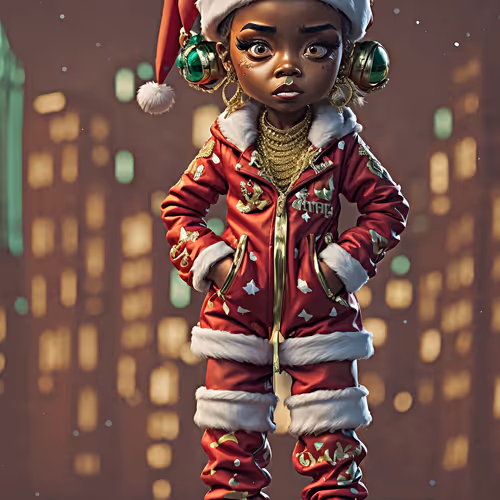Christmas Hip Hop Chibi