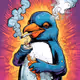 Smoking Penguin #1089