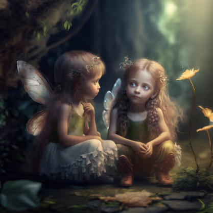 enchanted beings of a magical world