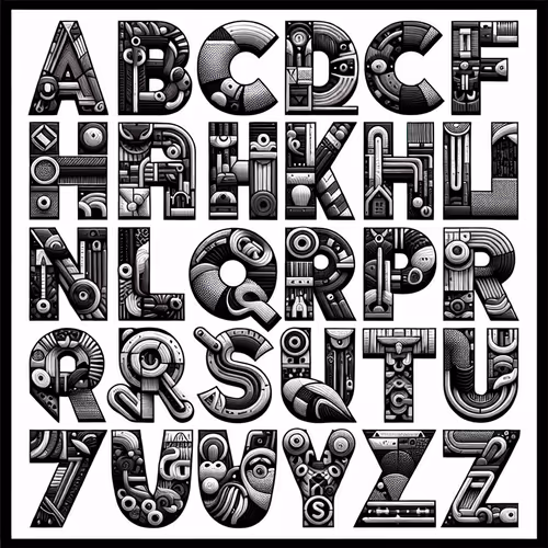 All alphabet letters
