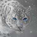 Snow Leopard by Martin X Underwood