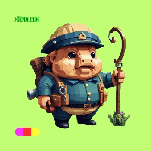 Napoleon's Oceanic Legacy A Pixelated Tribute