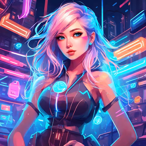 Neon Goddesses: A Vivid Wonderland of Radiant Beauties