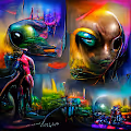 AI Alien Dreams: A Study In AI Art.