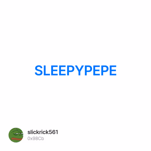 SLEEPYPEPE