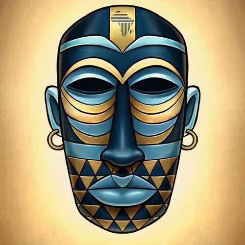 Africarare Mask - Water