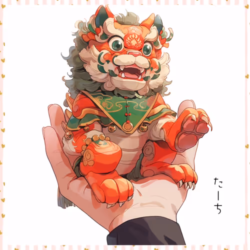 手乗りシーサーちゃん　その２