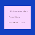 Your Birthday Cards