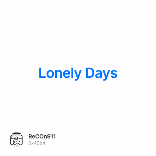 Lonely Days