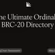 The Ultimate Ordinals/BRC-20 Directory