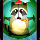 Racoon Art - Party Coon