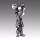 Chrome Matty Statue - Standing