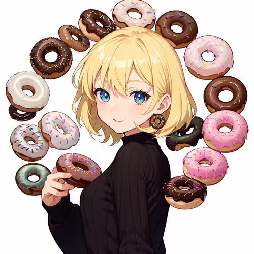 Donut Girl Paris Valentine2