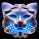 Sapphire Cat Badge