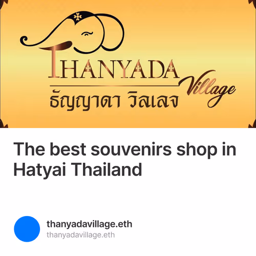 The best souvenirs shop in Hatyai Thailand