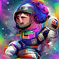 Journey of a Crypto Space Surfer Fine Art 1 of 1 Collection
