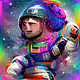 Journey of a Crypto Space Surfer Fine Art 1 of 1 Collection